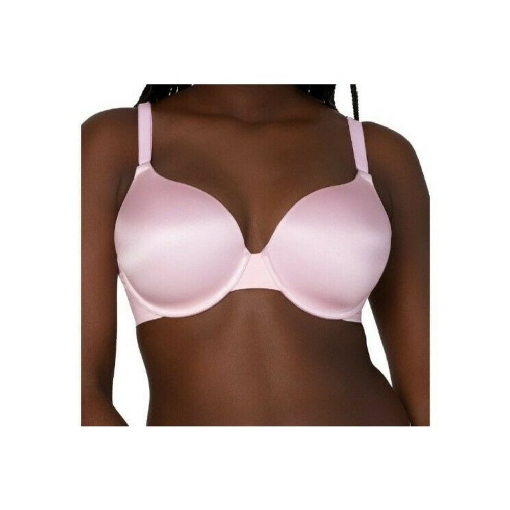 Secret Treasures Pink Underwire Bra 34D NWT Light Lined Bra Bonded Back T-Shirt